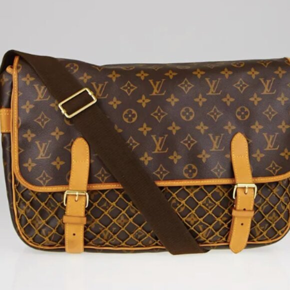 RARE Louis Vuitton Monogram Congo GM Messenger Tan Womens Designer Bag Purses - Picture 3 of 12